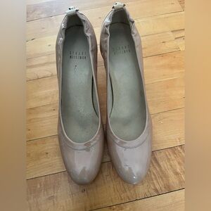 Stuart Weizman pumps, size 8.5, small marks on left shoe, price reflects marks.